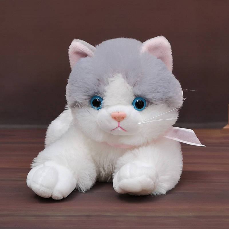 Cat Plushies: Adorable Simulation Toy, Cuddly Puppet Pillow for Kids
