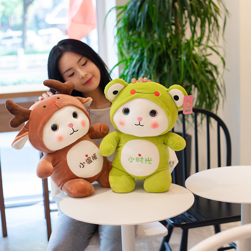 Cat Plushies: Adorable Standing Cartoon Doll for Kids & Cat Lovers