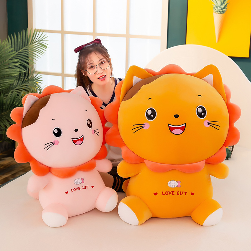 Cat Plushies Adorable Sunflower Cat Plush Toy: Cuddle-Worthy Kitten Doll