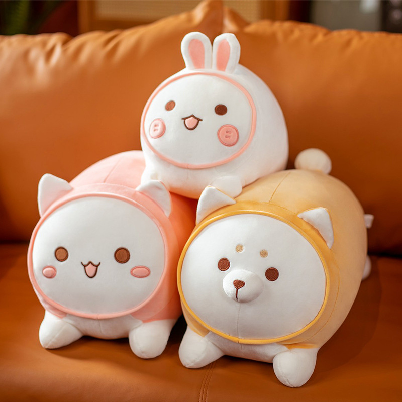 Cat Plushies Adorable Tuan Tuan Plush Toy: Cat, Dog & Rabbit Cuddly Doll