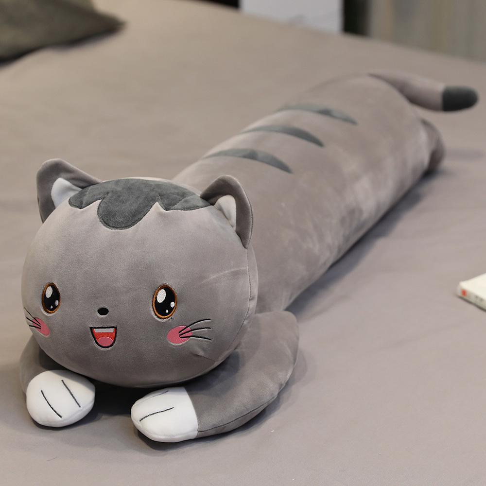 Cat Plushies: Cartoon Animal Pillows - Cat & Hamster Cuddle Buddies