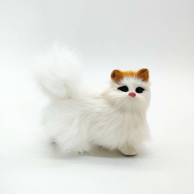 Cat Plushies Charming Cat Simulation Station: Lifelike Animal Crafts & Unique Gifts