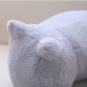 Cat Plushies: Chic Back Cat Doll, Adorable Stuffed Toy & Room Decor