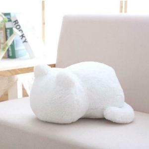 Cat Plushies: Chic Back Cat Doll, Adorable Stuffed Toy & Room Decor