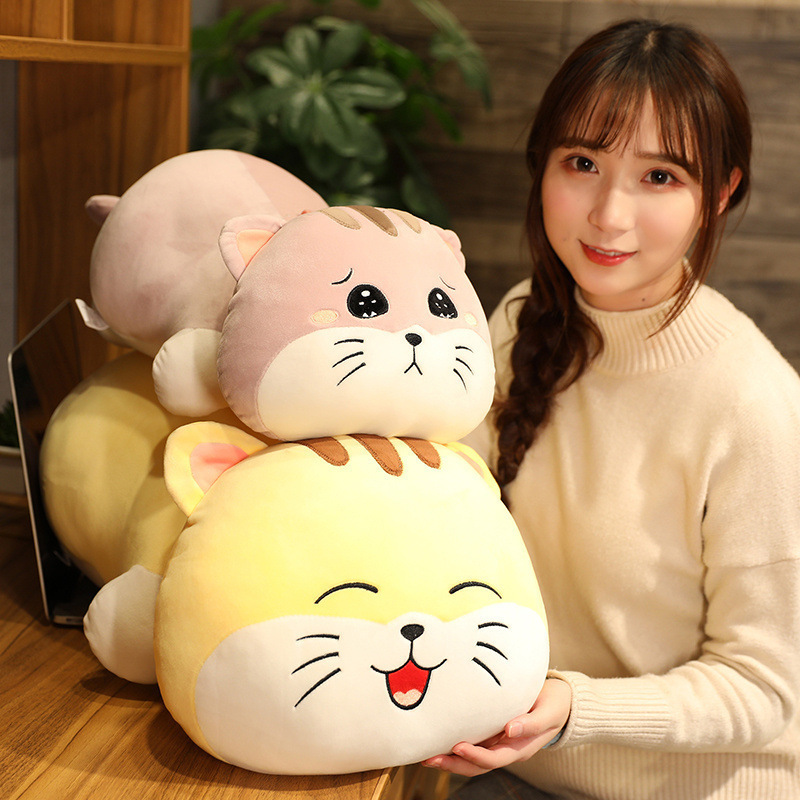 Cat Plushies: Chubby Pillow, Soft & Cuddly Toy for All Ages