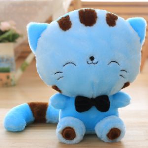 Cat Plushies Colorful 45cm Big Face Cat Plush Toy: Cute Stuffed Animal Pillow for Kids