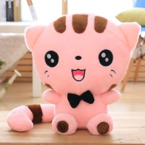 Cat Plushies: Colorful 45cm Big Face Toy - Cute Stuffed Pillow for Kids