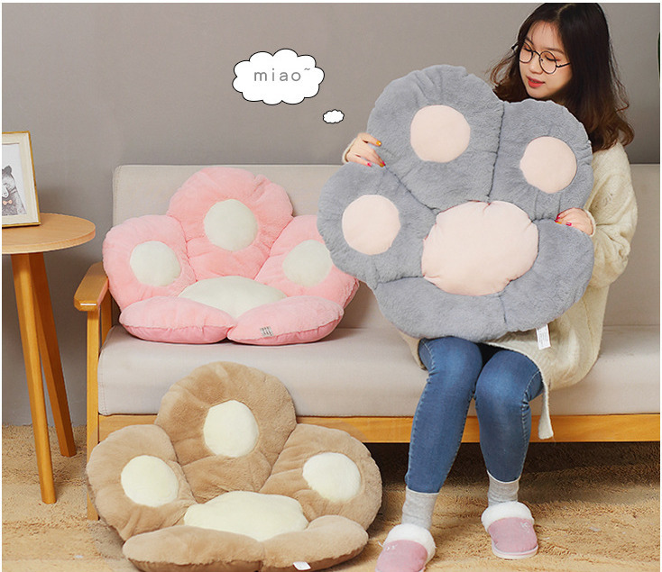 Cat Plushies: Cute Bear Paw Pillow Cushion for Ultimate Comfort