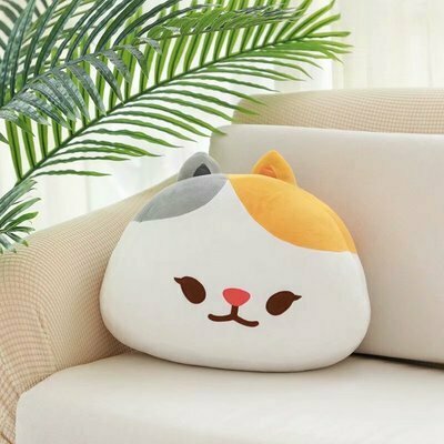Cat Plushies: Cute Cartoon Cushion Toy for Kids & Home Decor