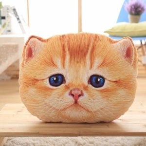 Cat Plushies Cute Cat Shaped Car Cushion & Nap Pillow - 40cm & 50cm Stuffed Plush Toy