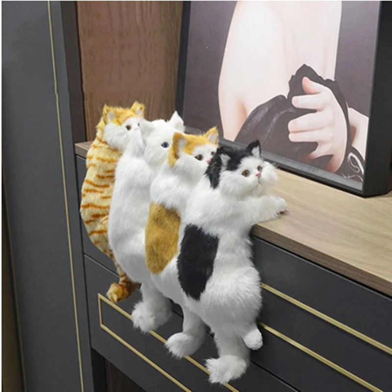 Cat Plushies: Cute Hanging Simulation Pet for Home & Wedding Gifts
