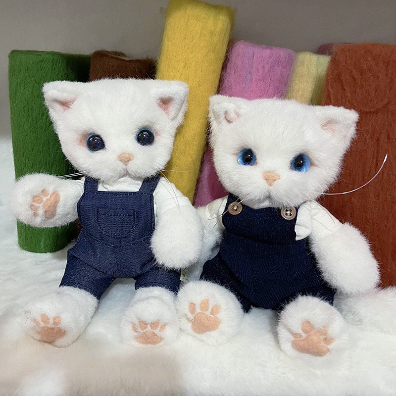 Cat Plushies DIY Doll Making Kit: Premium Toy Material Package for Kids