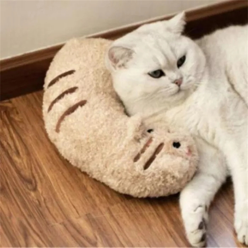 Cat Plushies: Entertaining Toy Pillow Stick for Pet Comfort