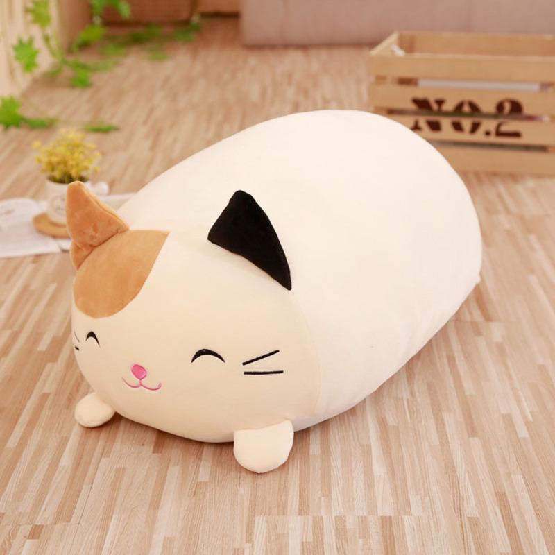 Cat Plushies: Extra Long Soft Pillow with Premium Down Cotton