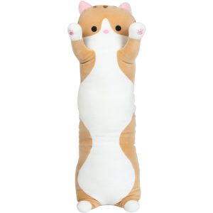 Cat Plushies Extra Soft Plush Cat Doll - Cuddly Long Pillow for Comfort