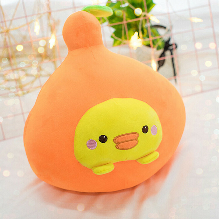 Cat Plushies: Fruit Toy Pillow - Bear & Chick Transformations