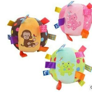 Cat Plushies: Infant Bell Ball - Soothing Hand Catch Toy for Babies