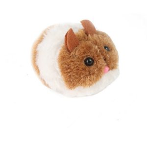 Cat Plushies Interactive Chubby Mouse Toy: Vibrating Fun for Cats & Kittens
