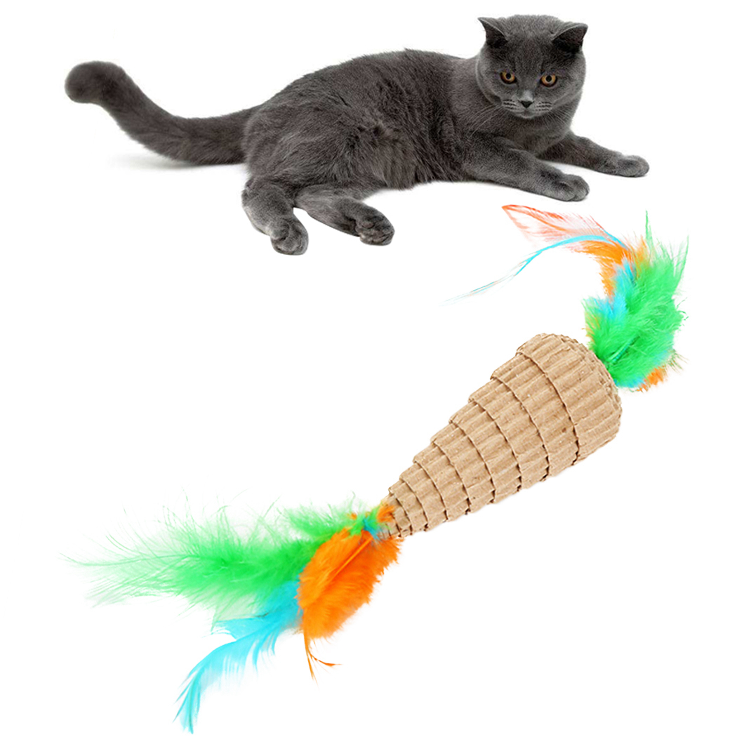 Cat Plushies Interactive Feline Funny Cat Stick - Engage & Entertain Your Kitty