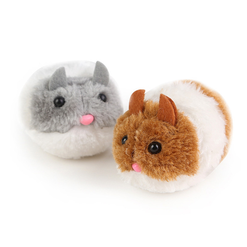 Cat Plushies: Interactive Toy with Realistic Shaking Mouse - Playtime Fun