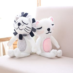 Cat Plushies: Kawaii Lion Toy, Soft Stuffed Animal & Room Decor