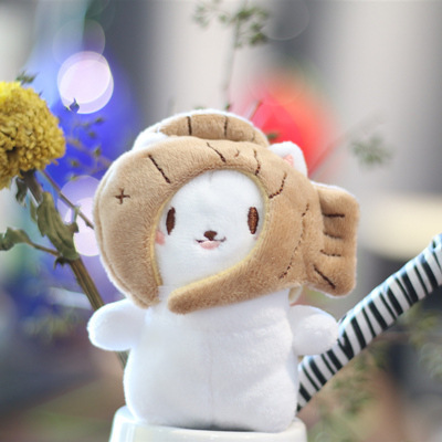 Cat Plushies: Korean INS Snapper Head Keychain & Cute Doll Pendant