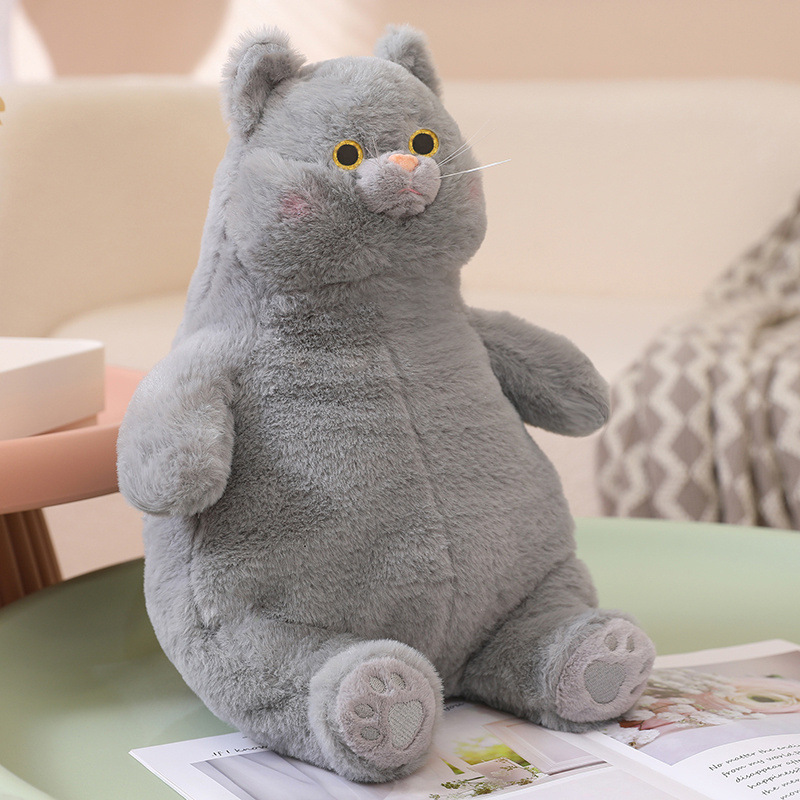 Cat Plushies: Large White Adorable Toy - Perfect Cuddly Companion