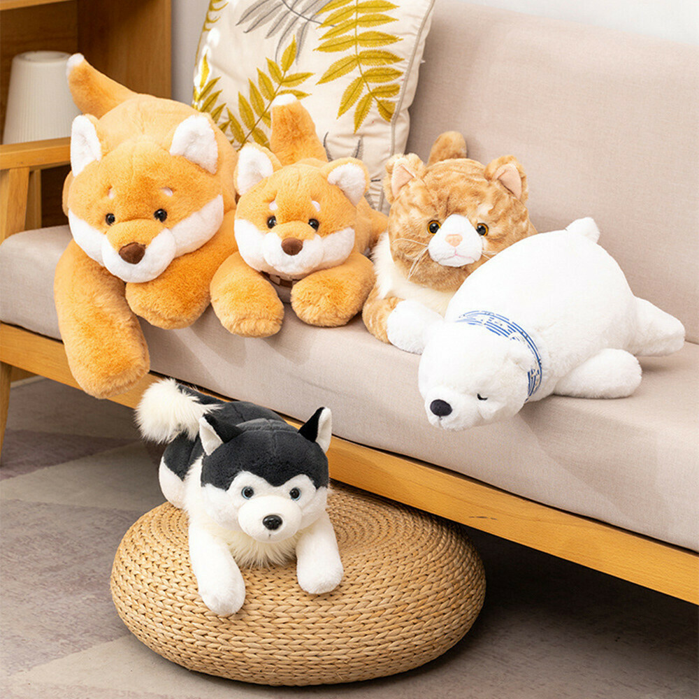 Cat Plushies: Lifelike Cats & Husky Dolls for Perfect Cuddly Pets