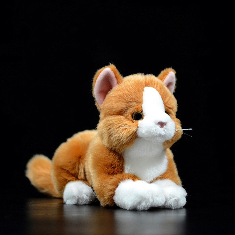 Cat Plushies: Lifelike Cuddly Toy for Kids & Adults