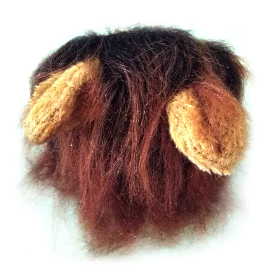 Cat Plushies: Lion Mane Headgear - Perfect Feline Pet Costume