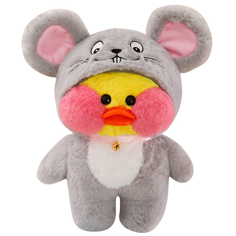 Cat Plushies: Little Duck Toy with Hyaluronic Acid for Soft Skin