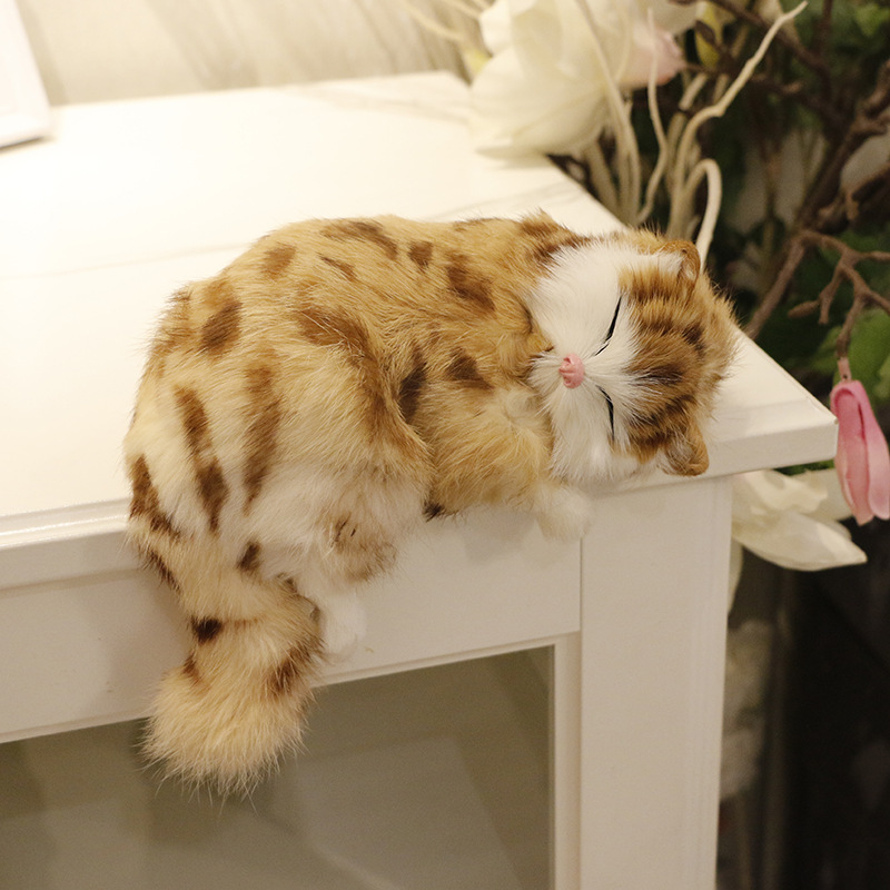 Cat Plushies Realistic Cat Plush Toys: Perfect Gift for Kids & Home Decor