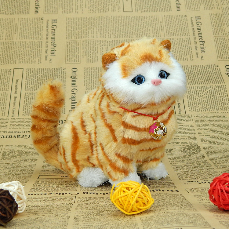 Cat Plushies Realistic Simulation Cat Doll - Perfect Gift for Kids & Decor