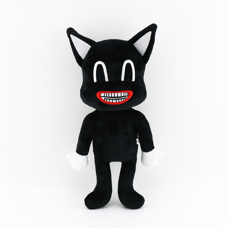 Cat Plushies: Siren Head Monster Doll - Ideal Kids Gift, Black & White