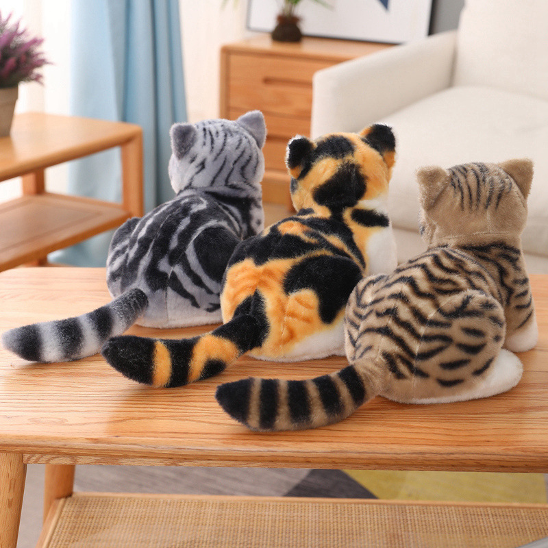Cat Plushies: Soft Adorable Cartoon Toy - Perfect Cuddly Companion