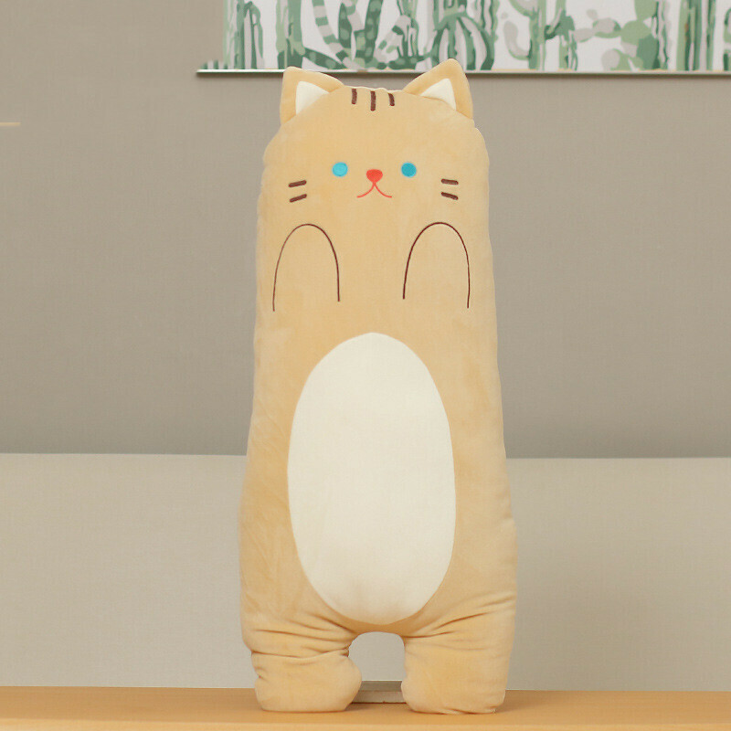 Cat Plushies: Waist Rest Toy & Long Support Pillow