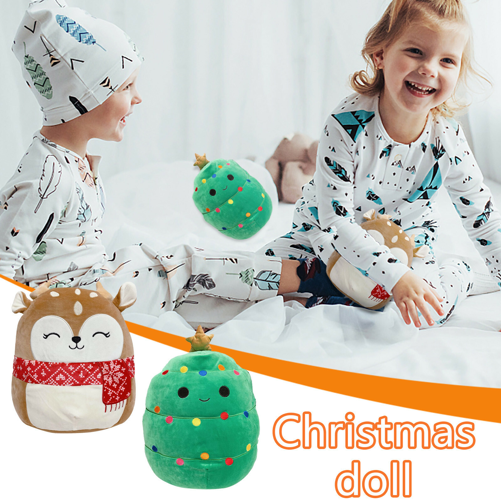 Christmas Plushies Adorable Avocado Plush Pillow Doll - Perfect Christmas Tree Decor