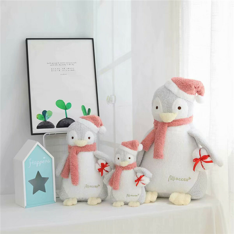Christmas Plushies Adorable Christmas Penguin Plush Toy for Kids - Perfect Gift