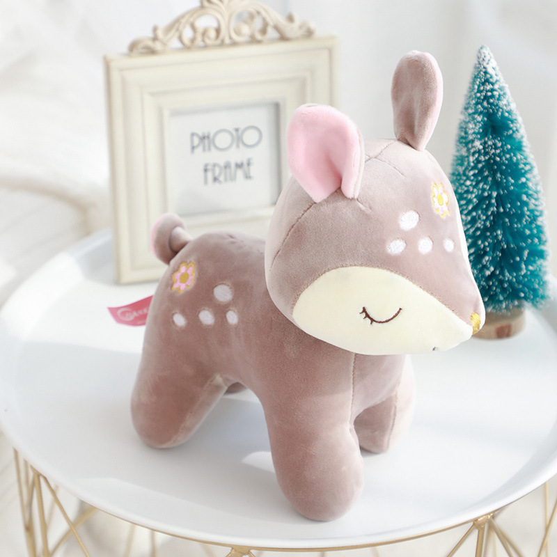 Christmas Plushies Adorable Sika Deer Doll for Christmas - Perfect Festive Gift Idea