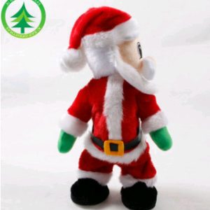 Christmas Plushies Electric Santa Claus Dolls: Twist Music & Creative Christmas Decorations
