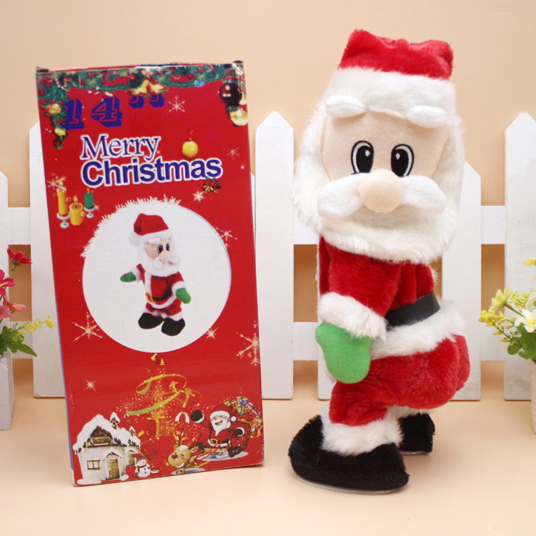 Christmas Plushies Musical Hip-Shaking Santa Claus: Perfect Christmas Ornament
