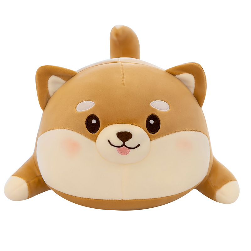 Corgi Plushies Adorable Corgi & Shiba Inu Plush Toy - Soft Slouch Dog Doll