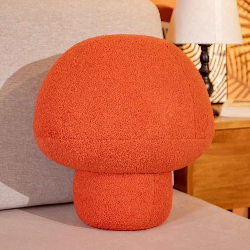 CozyPlushies Cute Mushroom Plush Pillow for Sofa & Bedroom - Soft Home Decor