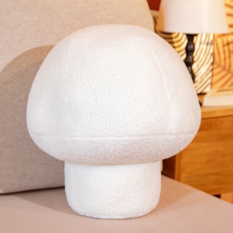 CozyPlushies Cute Mushroom Plush Pillow for Sofa & Bedroom - Soft Home Decor