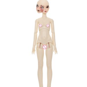 CozyPlushies Double-sided Half Human Ghost Female Doll: 4 Points Articulation
