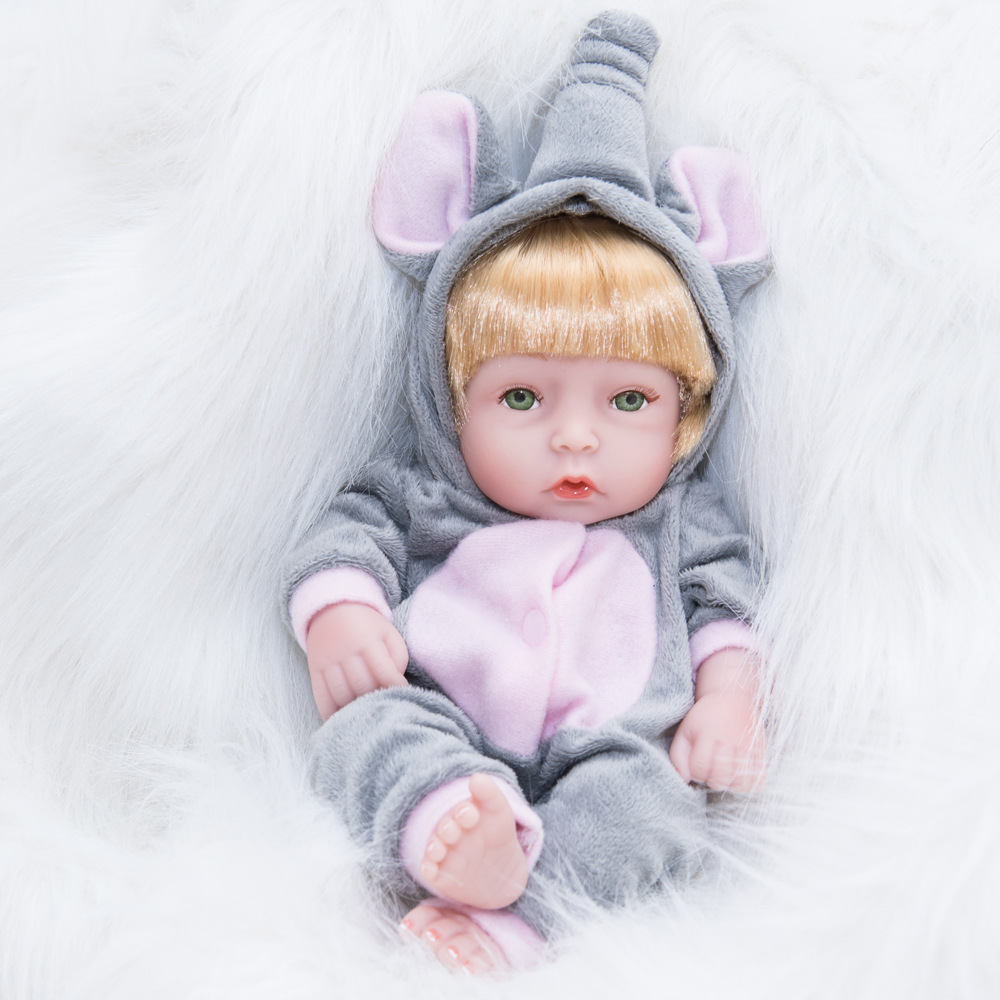 CozyPlushies Lifelike Whole Body Silicone Reborn Baby Girl Doll - Soft & Realistic