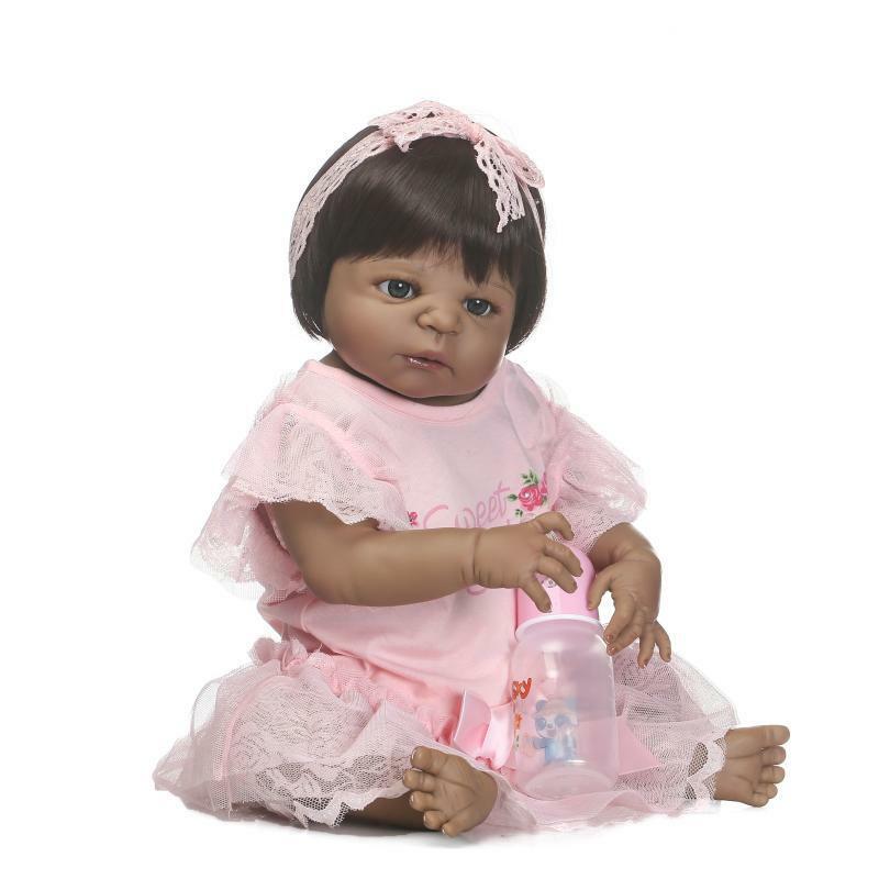 CozyPlushies Realistic All-Rubber Simulation Baby Doll for Lifelike Play