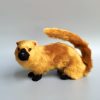 CozyPlushies Realistic Weasel Simulation Model - Feng Shui Animal Craft Decor