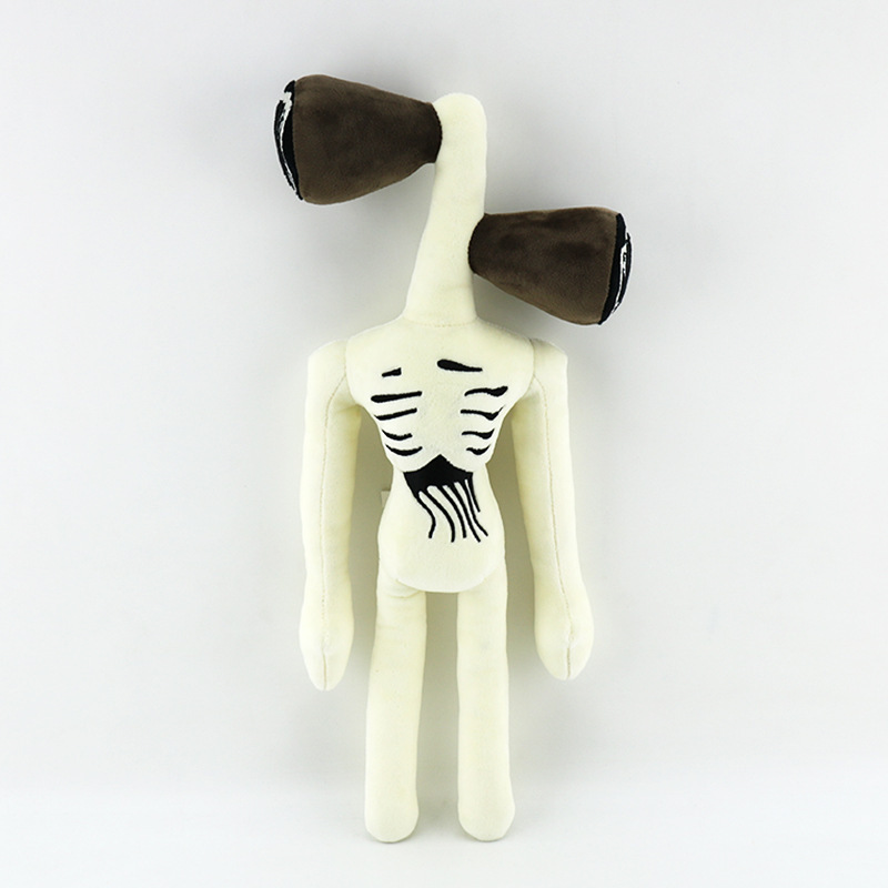 CozyPlushies Siren Head Plush Doll: Perfect Kids Gift in Black & White - Monster Toy