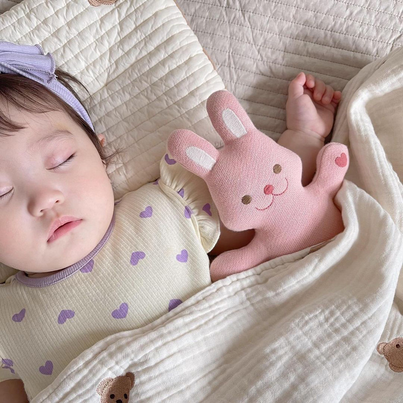 CozyPlushies Soothing Kids' Doll with Heartbeat Sound - Palm-Activated Comfort Toy